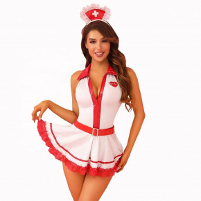JSY | Эротический костюм медсестры JSY 8306 One Size . Цена: 1 549 грн
