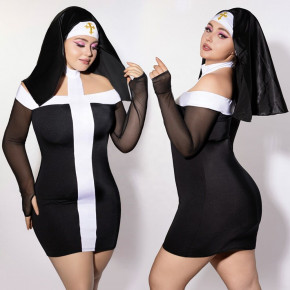 JSY | Эротический костюм монашки JSY P61130 Plus Size. Цена: 1 489 грн