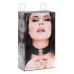 Kinky Diva | Ошейник широкий черный Kinky Diva Collar Me с золотистым кольцом. Ціна 1599 грн. Фото: 4