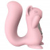 KissToy | Вакуумный стимулятор с вибрацией KissToy Miss UU Pink, игрушка 2-в-1. Цена 2 079 грн. Фото: 1