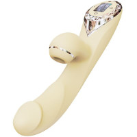 KissToy | Вібратор кролик A-King Pro Yellow. Ціна 3161 грн