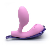 KissToy | Виброяйцо под одежду KISSTOY Viosecret Pro, с пульсацией для клитора, трусики-стрепы в комплекте. Цена 2 234 грн