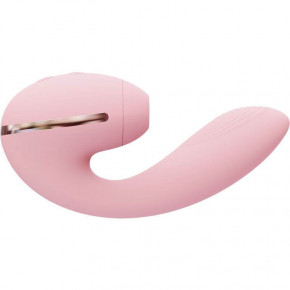 KissToy | Вакуумный вибратор Kistoy Tina Mini Pink, вагинально-клиторальный. Цена: 3 569 грн