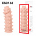 Kokos | Насадка на член Kokos Extreme Sleeve ES.04 размер M, утолщающая, стимулирующий рельеф. Цена: 529 грн. Фото: 3