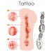 Kokos | Мастурбатор вагина двухслойный Kokos Tattoo. Цена 1 427 грн. Фото: 2