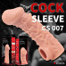 Kokos | Насадка на член Kokos Cock Sleeve CS 007 M. Цена 669 грн. Фото: 7