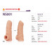 Kokos | Насадка на член Kokos Nude Sleeve NS 001 L. Цена 619 грн. Фото: 4