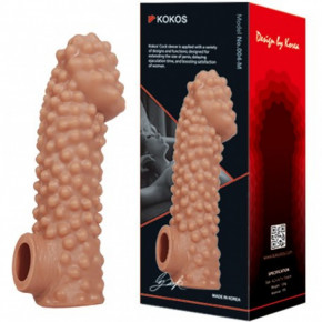 Kokos | Насадка на пеніс з отвором для мошонки Kokos 16,5 см. CS 004-L. Ціна: 750 грн