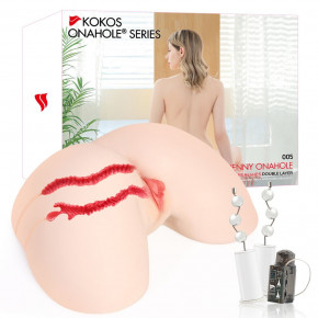 Kokos | Мастурбатор Kokos 005 Jenny ONAHOLE Real Hips 2WayPlus с вибрацией и массажем. Цена: 12 599 грн