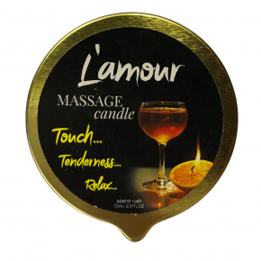 L'amour | Массажная свеча L'amour Aperol золотая, 70 мл. Цена: 440 грн