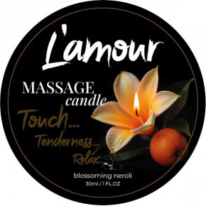 L'amour | Массажная свеча L'amour Blossoming Neroli c ароматом апельсина , 30 мл. Цена: 259 грн
