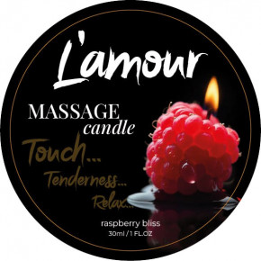 L'amour | Массажная свеча L'amour Raspberry Bliss с ароматом малины, 30 мл. Цена: 259 грн