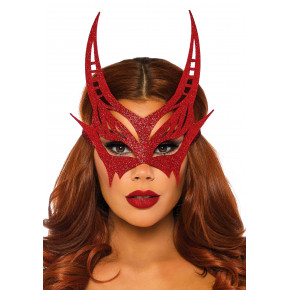 Leg Avenue | Блестящая маска дьявола Leg Avenue Glitter devil mask O/S. Ціна: 650 грн