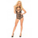 Leg Avenue | Боди сексуальное кружевное Leg Avenue 89241 черное, L. Цена 2 695 грн. Фото: 3