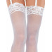 Leg Avenue | Чулки белые Sheer Stockings O/S. Цена 550 грн. Фото: 1 Leg Avenue | Чулки белые Sheer Stockings O/S. Цена 550 грн. Фото: 1