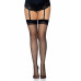 Leg Avenue | Панчохи з мереживною коронкою One Size Nuna Sheer Thigh High Stockings від Leg Avenue, чорні. Ціна 450 грн. Фото: 4