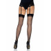 Leg Avenue | Панчохи з мереживною коронкою One Size Nuna Sheer Thigh High Stockings від Leg Avenue, чорні. Ціна 450 грн. Фото: 1
