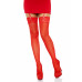 Leg Avenue | Чулки с кружевом One Size Alix Leg Avenue, красные. Цена 550 грн. Фото: 2