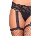 Leg Avenue | Чулки с подвязками с задним швом Backseam Garterbelt Stockings O/S Leg Avenue. Цена 995 грн. Фото: 2
