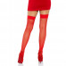 Leg Avenue | Панчохи в сіточку з бантом червоні Leg Avenue Fishnet Thigh Highs With Bow O / S. Ціна 399 грн. Фото: 2