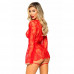 Leg Avenue | Комплект белья с кружевным халатом Leg Avenue, красный. Ціна 3250 грн. Фото: 1