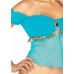 Leg Avenue | Костюм принцессы Жасмин S Leg Avenue Arabian Beauty, 3 предмета, бирюзовый. Цена 4 136 грн. Фото: 3