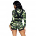 Leg Avenue | Костюм военной Leg Avenue Goin Commando, S, 2 предмета, зеленый. Цена 4 350 грн. Фото: 1
