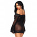 Leg Avenue | Плаття чорне Leg Avenue Lace Trimmed Off The Shoulder Dress O/S. Цена 1 350 грн. Фото: 1