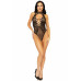 Leg Avenue | Leg Avenue Net and lace halter bodysuit OS Black. Ціна 1029 грн. Фото: 7