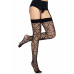 Leg Avenue | Leg Avenue Heart net thigh highs OS Black. Ціна 619 грн. Фото: 2