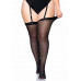 Leg Avenue | Leg Avenue Sheer backseam stockings + PLUS SI Black. Ціна 399 грн. Фото: 3