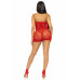 Leg Avenue | Leg Avenue Rhinestone halter mini dress OS Red. Ціна 1308 грн. Фото: 6