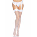 Leg Avenue | Leg Avenue Nylon Fishnet Thigh Highs OS White. Цена 289 грн. Фото: 4
