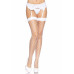Leg Avenue | Leg Avenue Fence Net Thigh Highs OS White. Цена 369 грн. Фото: 1