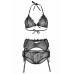 Leg Avenue | Leg Avenue Bra top, panty & garterbelt M Black. Цена 2 200 грн. Фото: 4