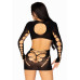 Leg Avenue | Leg Avenue Long sleeve cut out mini dress Black O/S. Цена 1 019 грн. Фото: 1