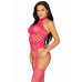 Leg Avenue | Leg Avenue High neck lace bodystocking Raspberry O/S. Ціна 891 грн. Фото: 3
