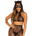 Leg Avenue | Leg Avenue Vegan leather studded catmask Black. Ціна 1489 грн. Фото: 2