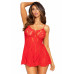 Leg Avenue | Пеньюар Leg Avenue Rose Lace Flair Chemise Red One Size. Цена 1 159 грн. Фото: 3