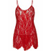 Leg Avenue | Пеньюар Leg Avenue Rose Lace Flair Chemise Red One Size. Цена 1 159 грн. Фото: 2