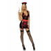 Leg Avenue | Виниловый костюм медсестры Leg Avenue Vinyl Naughty Nurse M, платье, фартук, повязки. Ціна 3569 грн. Фото: 2