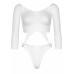 Leg Avenue | Боди Leg Avenue Top bodysuit with thong back White. Цена 1 629 грн. Фото: 2