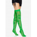 Leg Avenue | Чулки Leg Avenue 420 Net thigh highs Green. Ціна 689 грн. Фото: 4