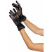 Leg Avenue | Перчатки Leg Avenue Floral lace wristlength gloves Black. Цена 659 грн. Фото: 1