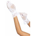 Leg Avenue | Перчатки Leg Avenue Floral lace wristlength gloves White. Цена 560 грн. Фото: 1