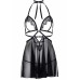 Leg Avenue | Пеньюар Leg Avenue Lace and mesh babydoll & panty Black S. Ціна 1775 грн. Фото: 2
