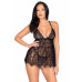 Leg Avenue | Пеньюар Leg Avenue Floral lace babydoll & string Black L. Цена 2 189 грн. Фото: 6