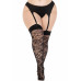 Leg Avenue | Чулки Leg Avenue Wild rose net thigh highs 1X/2X. Ціна 719 грн. Фото: 2