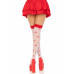 Leg Avenue | Чулки Leg Avenue Polka Dot Mushroom Thigh Highs One Size. Цена 589 грн. Фото: 1