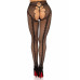 Leg Avenue | Чулки Leg Avenue Crotchless Net Tights with Heart Backseam Black One Size. Цена 929 грн. Фото: 5